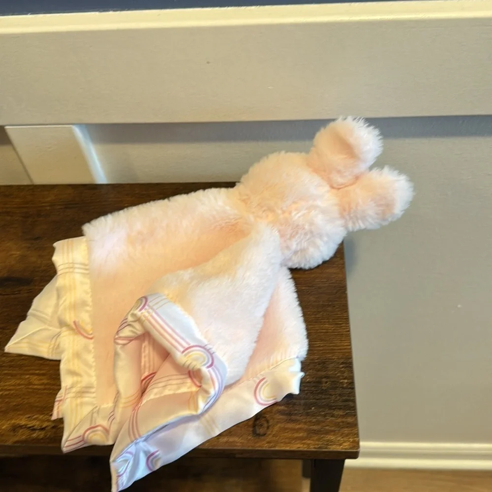 Walmart Parents Choice Pink Bunny Rabbit Lovey Security Blanket Stuffed Plush